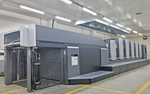 全新海德堡五色加上光胶印机cd102-5 l 15200张/小时